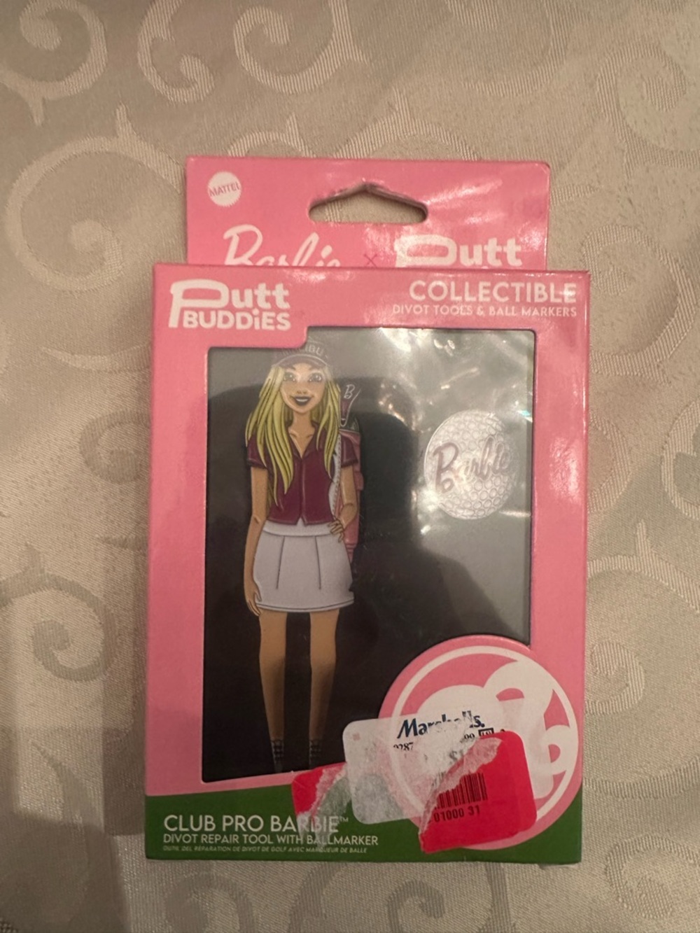 Barbie Putt Buddies Club Pro Golf Divot Repair Tool - Pink